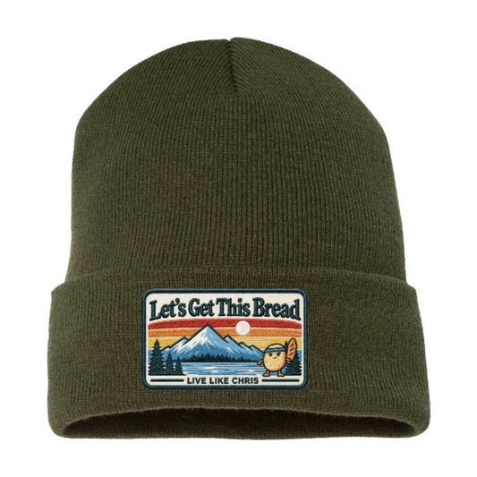 Let's Get This Bread olive beanie